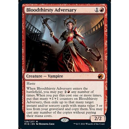 Bloodthirsty Adversary - Foil