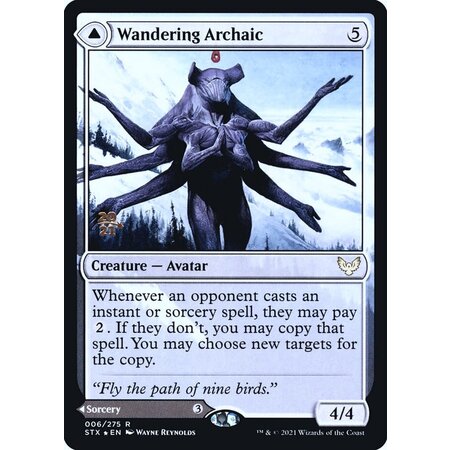 Wandering Archaic - Foil - Prerelease Promo