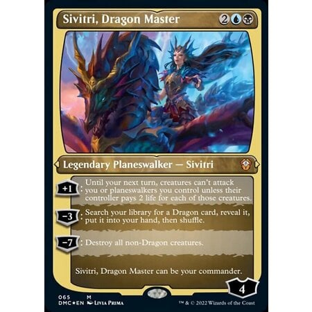 Sivitri, Dragon Master - Foil-Etched