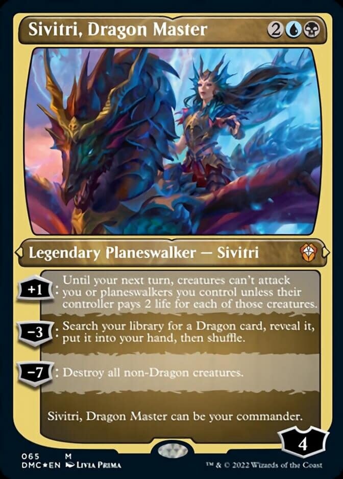 Sivitri, Dragon Master - Foil-Etched