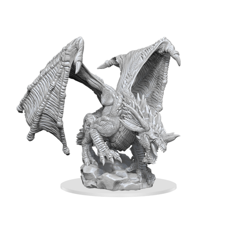 D&D Unpainted Minis - Young Blue Dragon