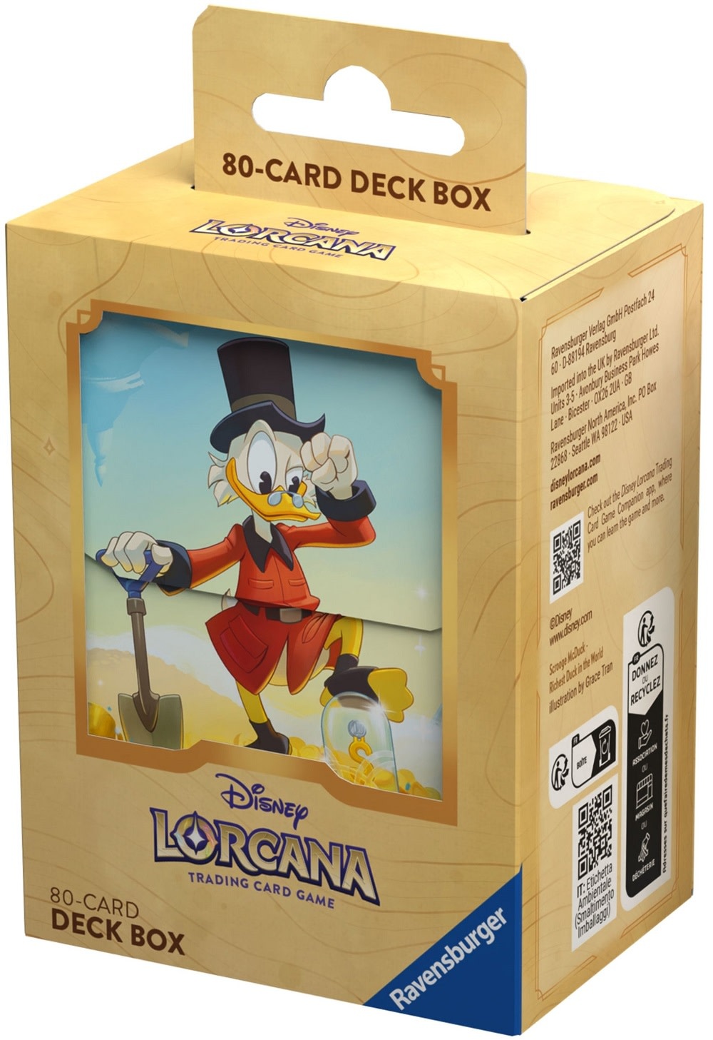 Disney Lorcana Deck Box - Into The Inklands - Scrooge McDuck