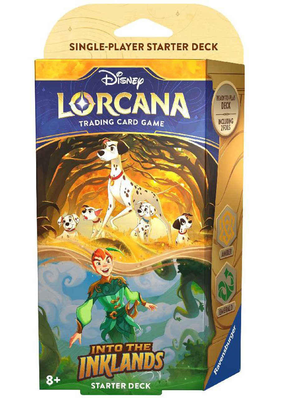 Disney Lorcana Starter Deck: Into The Inklands - Amber & Emerald