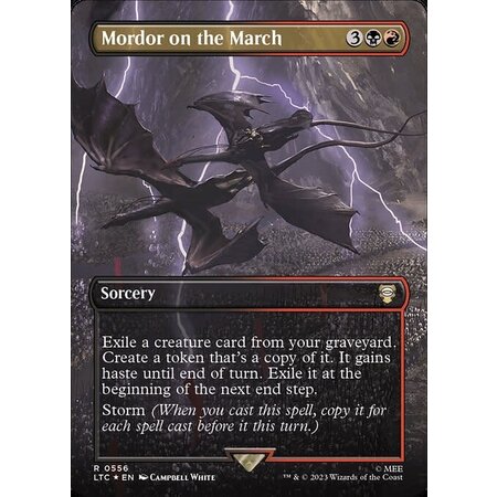 Mordor on the March - Surge Foil