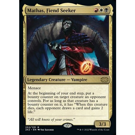 Mathas, Fiend Seeker - Foil