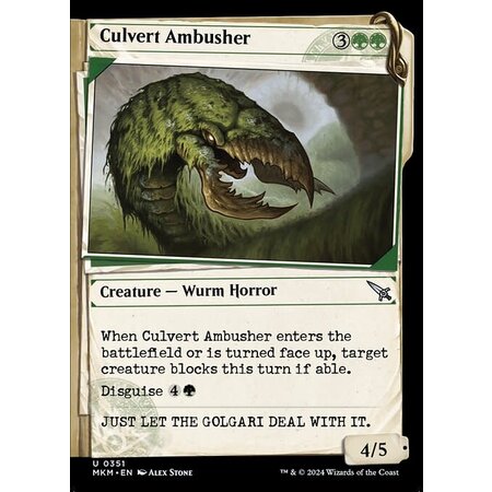 Culvert Ambusher - Foil