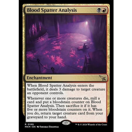 Blood Spatter Analysis - Foil