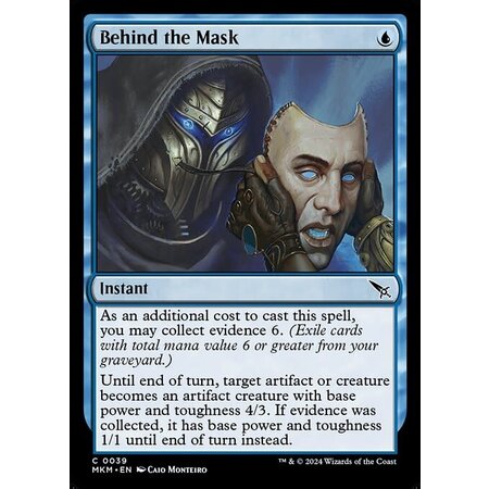 Behind the Mask - Foil