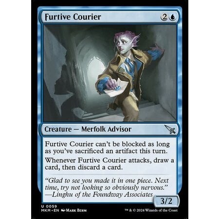 Furtive Courier - Foil