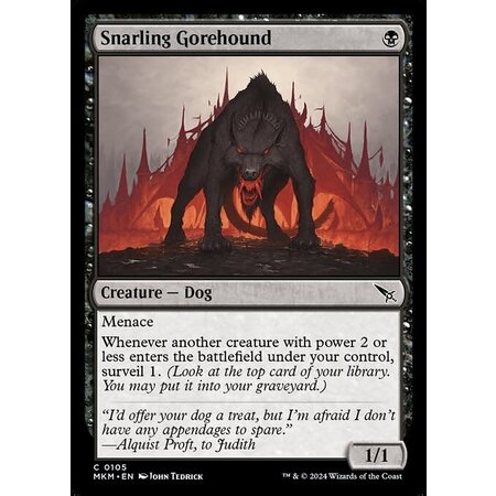 Snarling Gorehound - Foil