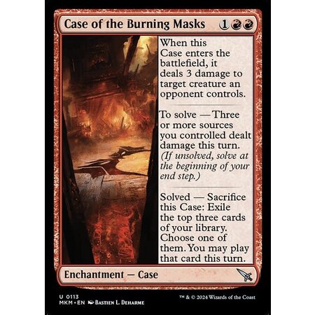 Case of the Burning Masks - Foil