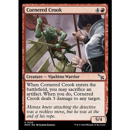 Cornered Crook - Foil