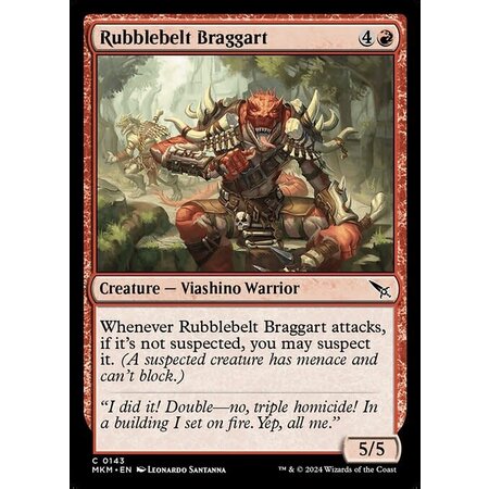 Rubblebelt Braggart - Foil