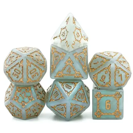 Large RPG Dice Set - Gray Castle