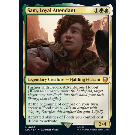 Sam, Loyal Attendant