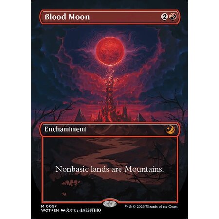 Blood Moon - Anime Confetti Foil
