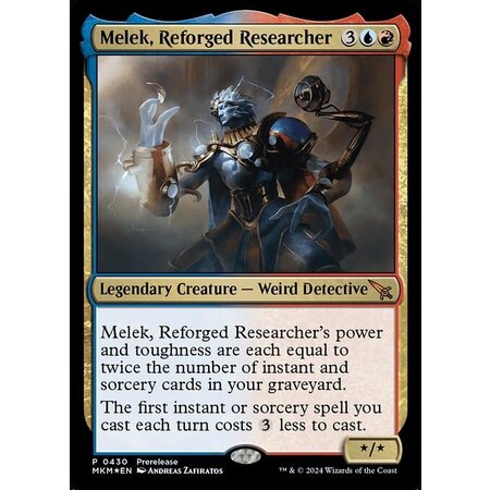 Melek, Reforged Researcher - Foil - Prerelease Promo