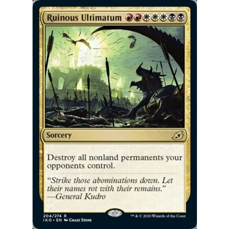 Ruinous Ultimatum