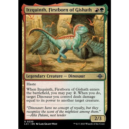 Itzquinth, Firstborn of Gishath