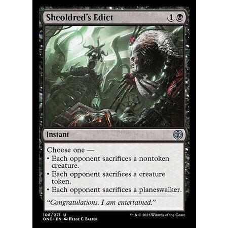 Sheoldred's Edict - Foil