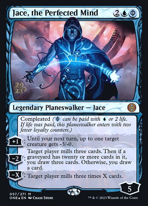 Jace, the Perfected Mind - Foil - Prerelease Promo