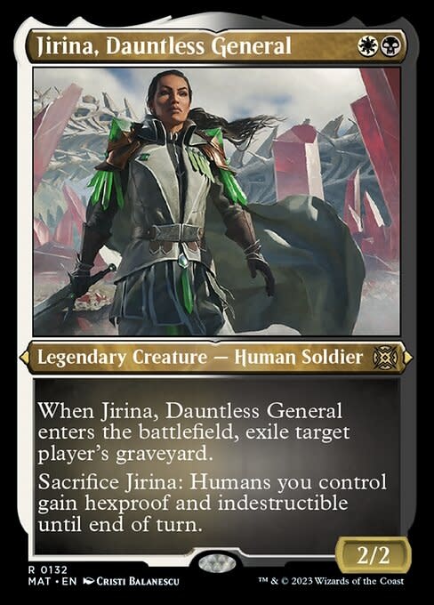 Jirina, Dauntless General - Foil Etched