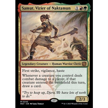 Samut, Vizier of Naktamun - Foil