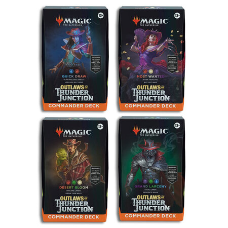 PREORDER - MTG Commander Deck - Outlaws of Thunder Junction - 4 Deck Bundle