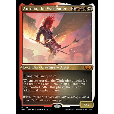 Aurelia, the Warleader - Foil-Etched
