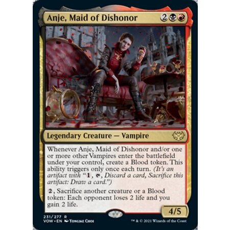 Anje, Maid of Dishonor