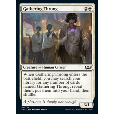 Gathering Throng - Foil