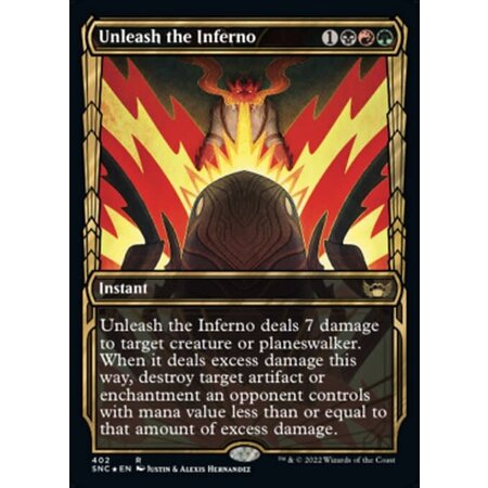 Unleash the Inferno - Gilded Foil