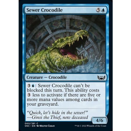 Sewer Crocodile - Foil