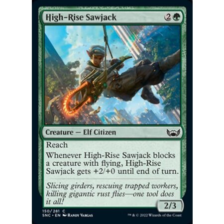 High-Rise Sawjack - Foil