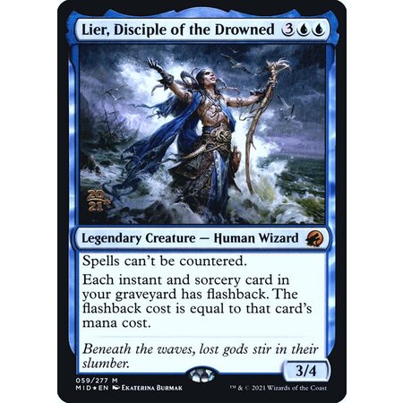 Lier, Disciple of the Drowned - Foil - Prerelease Promo