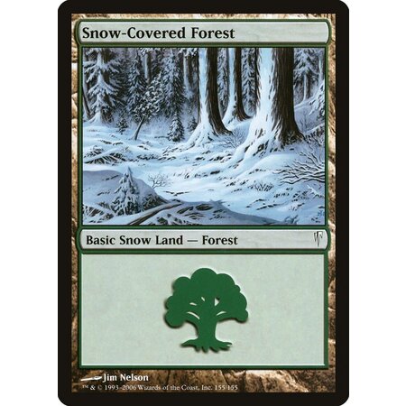Snow-Covered Forest - Foil (Damaged)
