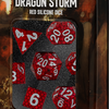 Silicone Dice Set - Dragon Storm - Red Scales