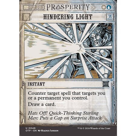 Hindering Light - Foil