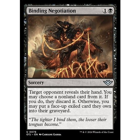 Binding Negotiation - Foil