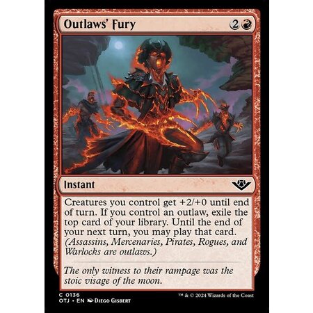 Outlaws' Fury - Foil
