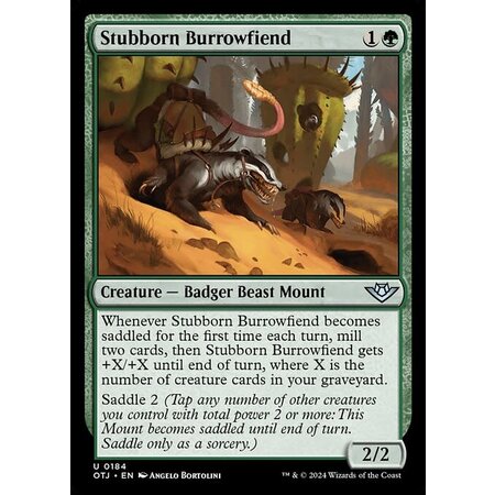 Stubborn Burrowfiend - Foil