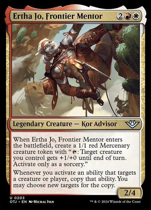 Ertha Jo, Frontier Mentor - Foil