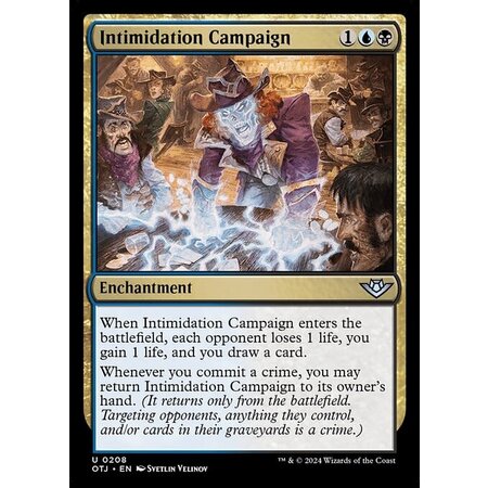 Intimidation Campaign - Foil