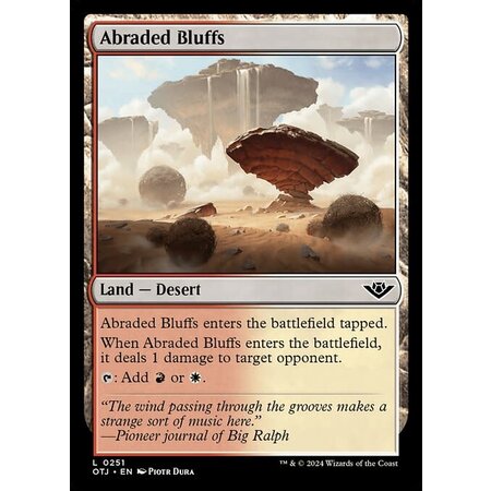 Abraded Bluffs - Foil