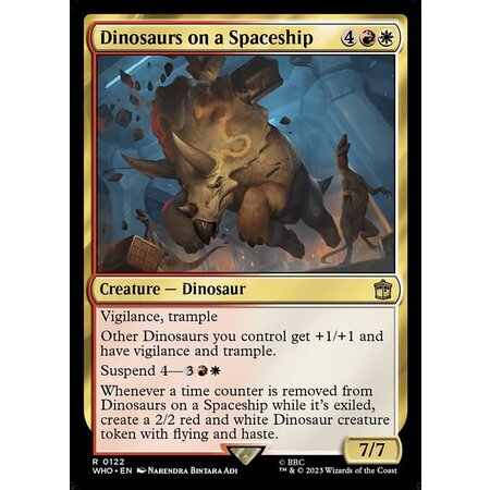 Dinosaurs on a Spaceship - Foil