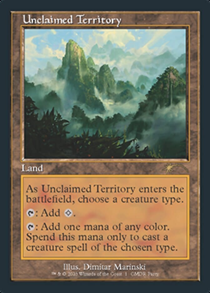 Unclaimed Territory - Commander Party Promo