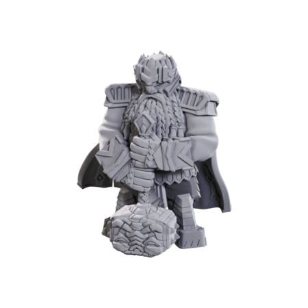 Pathfinder Battles Unpainted Minis - Dwarf Champion (High-Level) (Male)