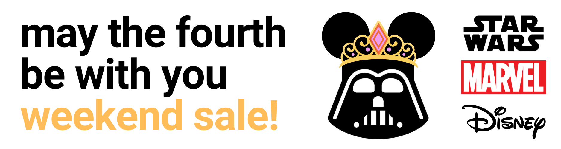 Star Wars and other Disney products on sale this weekend