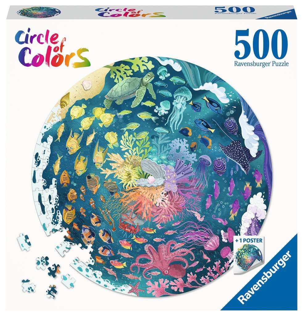 500 - Circular Puzzle - Ocean