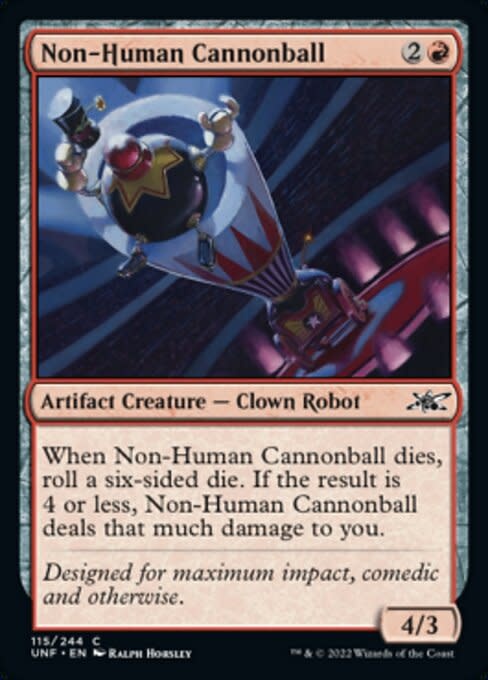Non-Human Cannonball - Foil
